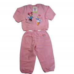 Tutina Disney Tuta Felpa 2 Pezzi Con Zip Minnie e Daisy Articolo 10963