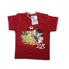 T-Shirt Topolino e Pluto Mezze Maniche Magliettina Puro Cotone