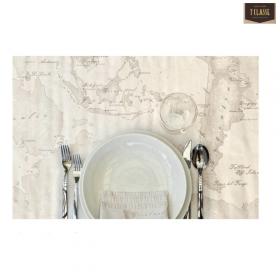 Tovaglia Geo White Alviero Martini 150x240 Prima Classe