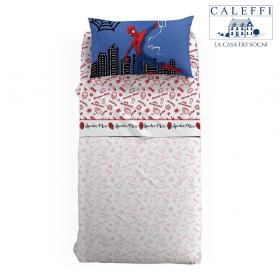 Lenzuola Spiderman Disney Caleffi Singola Spiderman Amazing Puro Cotone