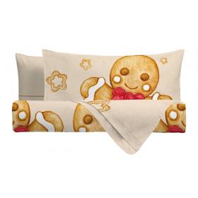 THUN Completo Lenzuola Ginger Bread Singolo