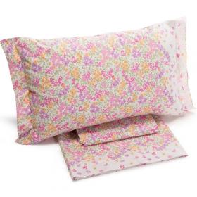 Lenzuola Caleffi Singola Alba Colore Rosa Puro Cotone