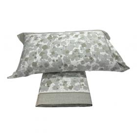 Lenzuola Matrimoniale Biancaluna Eros Grigio Sotto Angoli Altezza Cm 30