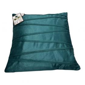 Cuscino Arredo In Velluto Cm 45 X 45 Verde Ottanio