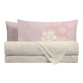 THUN Completo Lenzuola Iconic Pink Matrimoniale