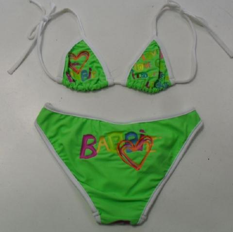 Costume Bimba Barbie 2 Pezzi Articolo 063634 Verde