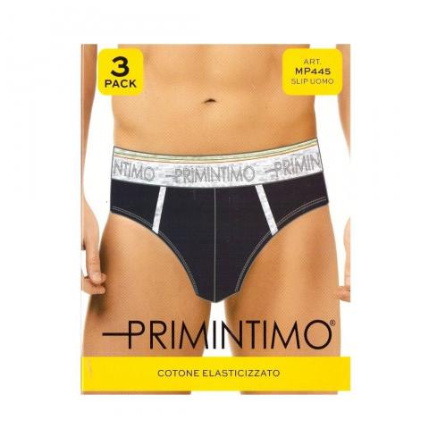 Slip Uomo 3 Pezzi Assortiti Articolo MP445 Cotone Elasticizzato Primintimo
