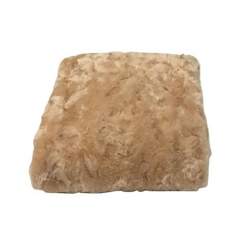 Plaid Rose Morbido e Avvolgente Cm 130 x 155 Double Beige