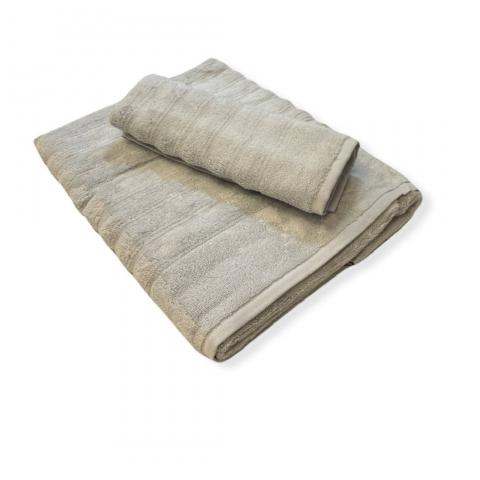 Asciugamano Con Ospite Carrara In Spugna Luxury