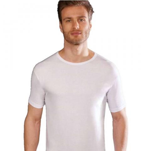 T-Shirt Uomo Liabel 3828 1023 Girocollo Puro Cotone  Mezza Manica