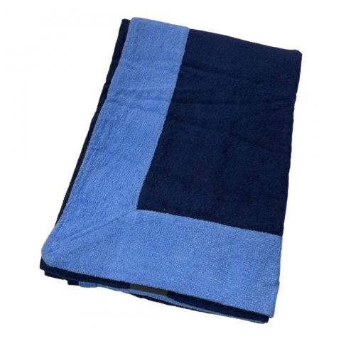 Telo Mare Bagno Doccia Piscina Carrara Articolo Voyage In Microspugna Blu