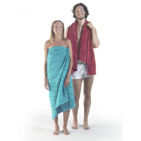 Telo Spiaggia Mare Trussardi Infinite Circle Red Rosso cm 95x180