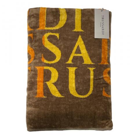 Telo Spiaggia Mare Trussardi Heatmap Brown cm 95x180