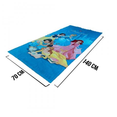 Telo Mare Disney Principesse Cm 70x 140 In Morbida Spugna 023
