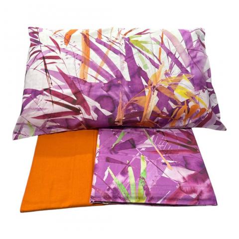 Lenzuola Happidea Lenzuola Matrimoniale Teich Arancio Made In Italia