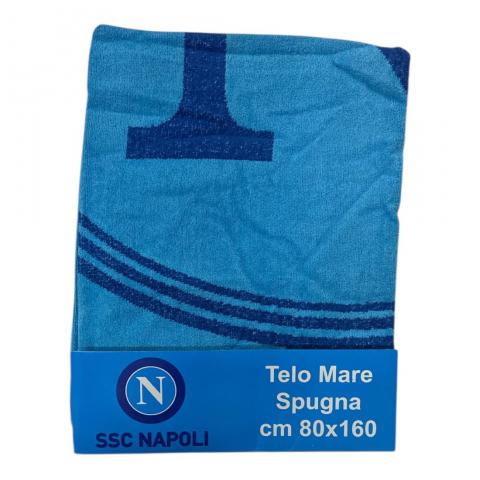 Telo Mare SSC Napoli In Spugna Prodotto Ufficiale Cm 80x160