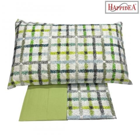 Lenzuola Happidea Lenzuola Singola Net Verde Made In Italia