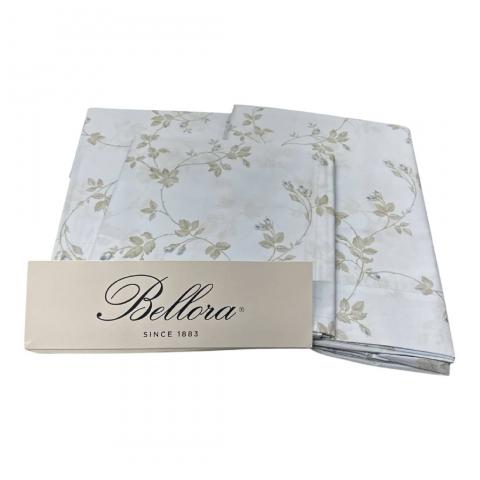Lenzuola Bellora Matrimoniale Ginevra In Percalle Colore Azzurro