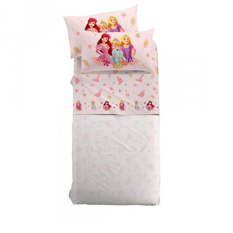 Lenzuola Principesse Disney Magic Princess Puro Cotone