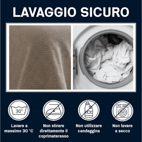 Copriletto Matrimoniale Laura Blasi Chevron, Coperta Frange, Copridivano Grigio