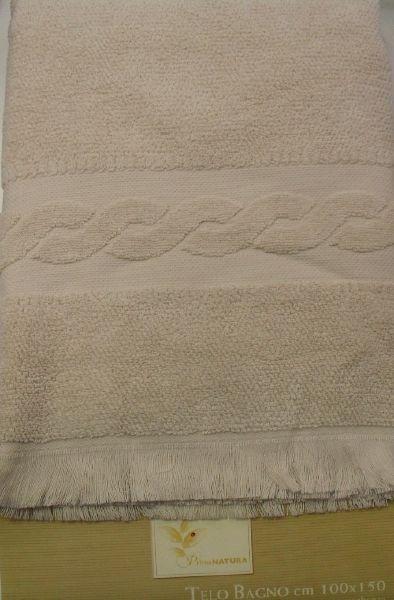 Telo Bagno Caleffi Con Articolo Treccia Con Frangia