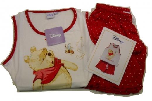 Pigiama Disney Canotta Winnie THe Pooh By Caleffi Sotto Costo