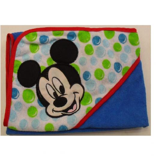 Triangolo Topolino Minnie Neonato Disney In Microfibra Con Ricamo