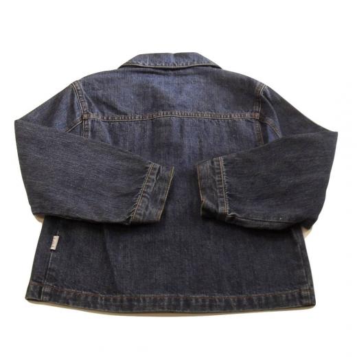 Giubbino jeans Petit Con Ricamo Bimba