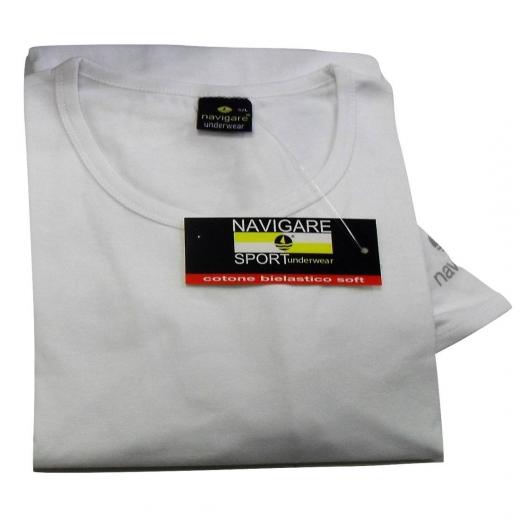 T-Shirt Uomo Navigare Articolo 570 Girocollo Cotone Bielastico