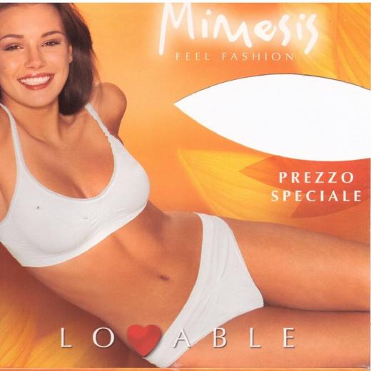 Brassiere Con Perizoma Donna Lovable Art 1.009.4 Microfibra