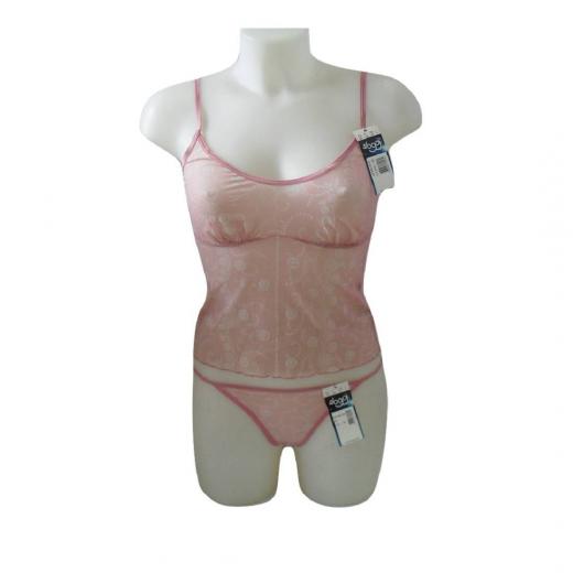 Baby Doll Sexy Lingerie Sloggi Canotta Con Perizoma