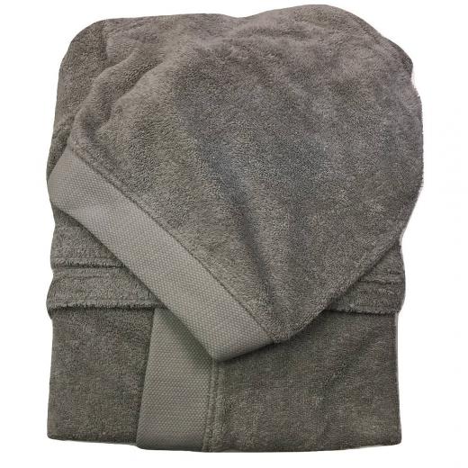 Accappatoio In Spugna Con Bordo 420 Grammi Unisex Jolie In Puro Cotone