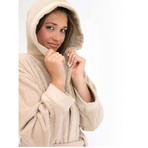Accappatoio In Spugna Con Bordo 420 Grammi Unisex Jolie In Puro Cotone