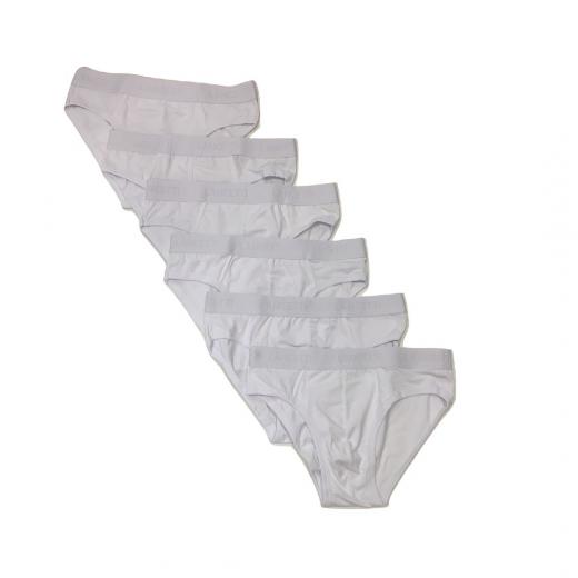 Slip Uomo Lancetti 6 Pezzi Articolo LS4020 Bianco e Colorato