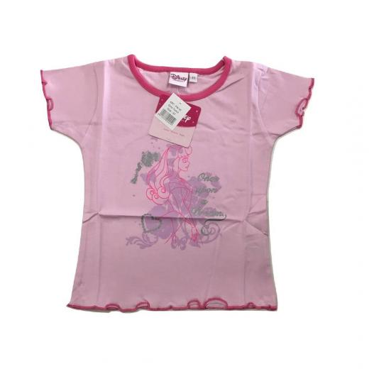 T-Shirt Principessa Bambina Mezze Maniche Magliettina Puro Cotone
