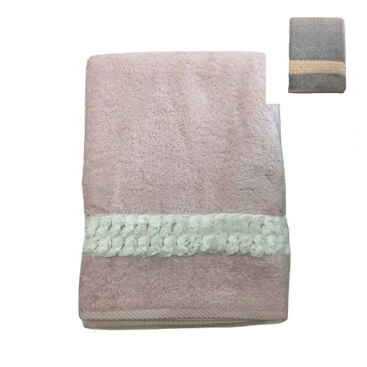 Telo Bagno Caleffi Modello Flora applicazione In Tulle Ottima Assorbenza