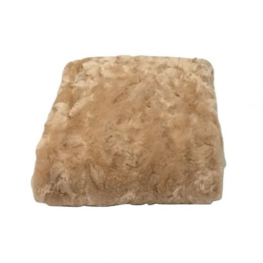 Plaid Rose Morbido e Avvolgente Cm 130 x 155 Double Beige