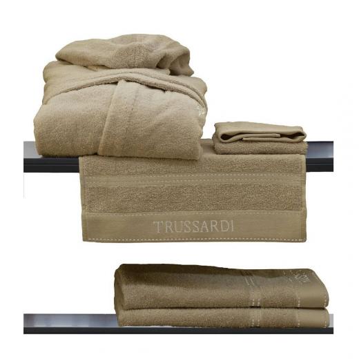 Asciugamano Con Ospite Trussardi In Spugna Da 450 Grammi