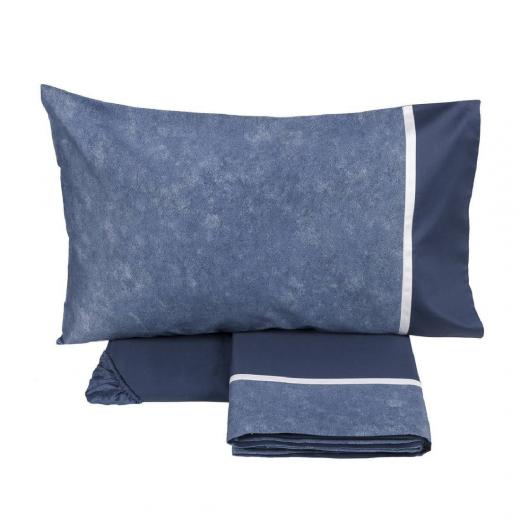 Lenzuola Fazzini Galuchat Matrimoniale Raso Di Cotone Made in Italy