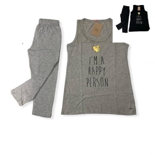 Pigiama Donna Pescatore Spalla Larga Cotone m216 You Me