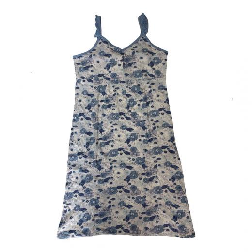 Camicia Donna Lancetti Spallina Puro Cotone Articolo V001