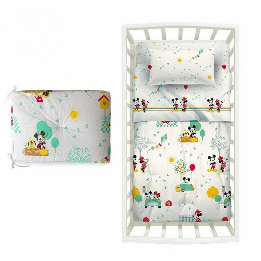 Trapuntino Minnie e Mickey Disney Caleffi Culla Doghe