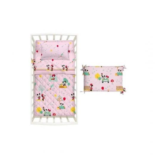 Trapuntino Minnie e Mickey Disney Caleffi Culla Doghe