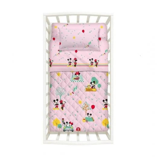 Trapuntino Minnie e Mickey Disney Caleffi Culla Doghe