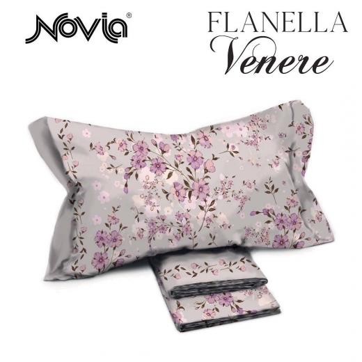 Lenzuola Flanella Matrimoniale Novia Miranda Puro Cotone Da 140 Grammi