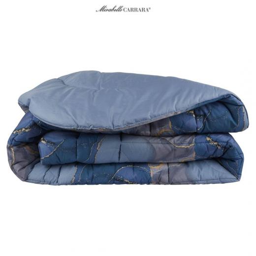 Trapunta Matrimoniale Carrara Saturn Percalle di Cotone Colore Blue