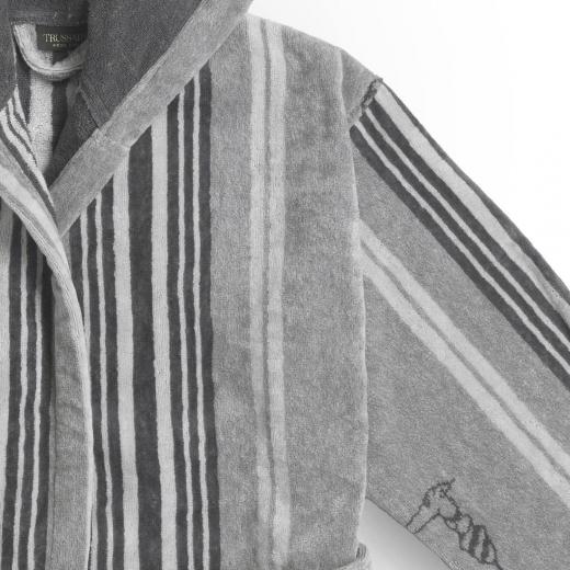 Accappatoio Trussardi In Spugna 410 Grammi Al Metro Quadrato Sponge Stripes