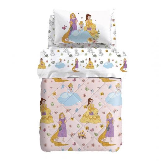 Trapunta Caleffi Princess Singola Esterno Cotone Principesse Disney