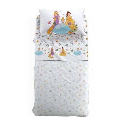 Lenzuola Principesse Disney Caleffi Singola Princess Puro Cotone