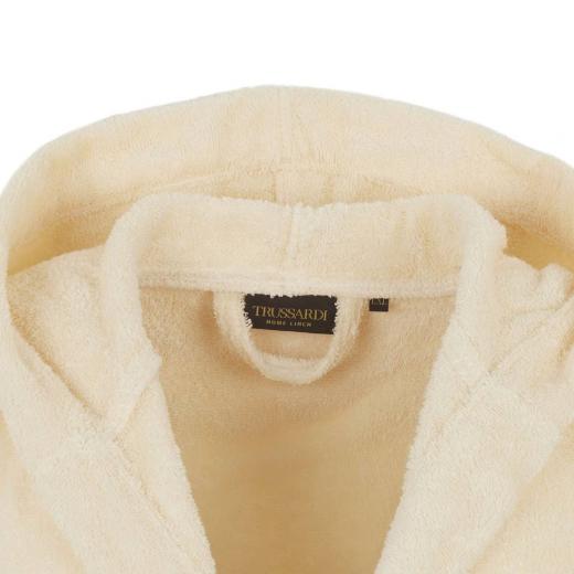 Accappatoio Trussardi In Spugna 380 Grammi Al Metro Quadrato Ribbon Egru Ivory